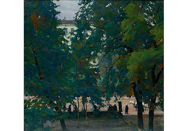 В городе