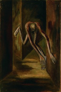 Борис Голополосов. Человек бьется головой о стену, 1937