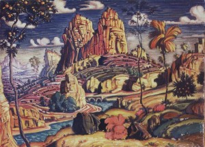 К. Ф. Богаевский. Воспоминание о Мантенье, 1910