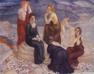 6 1908 Petrov_Vodkin_3 Берег 1908