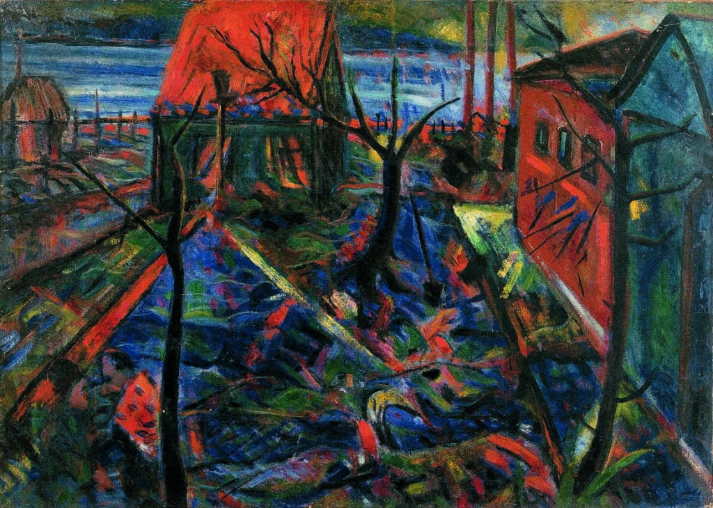 5 Голополосов Борис Александрович (1900-1983) Половодье весной 1920-е