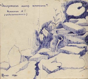 Рисунок Б. Ермоленко, 1924 г.
