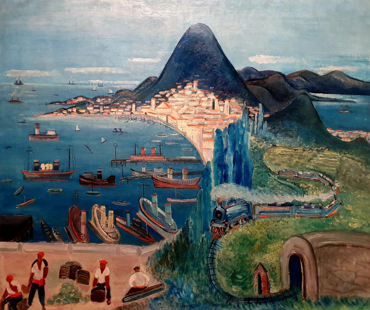 Людмила Галактионовна Бакулина (1905 - 1980) Батум. 1930-е. Холст, масло. 105,5 х 125